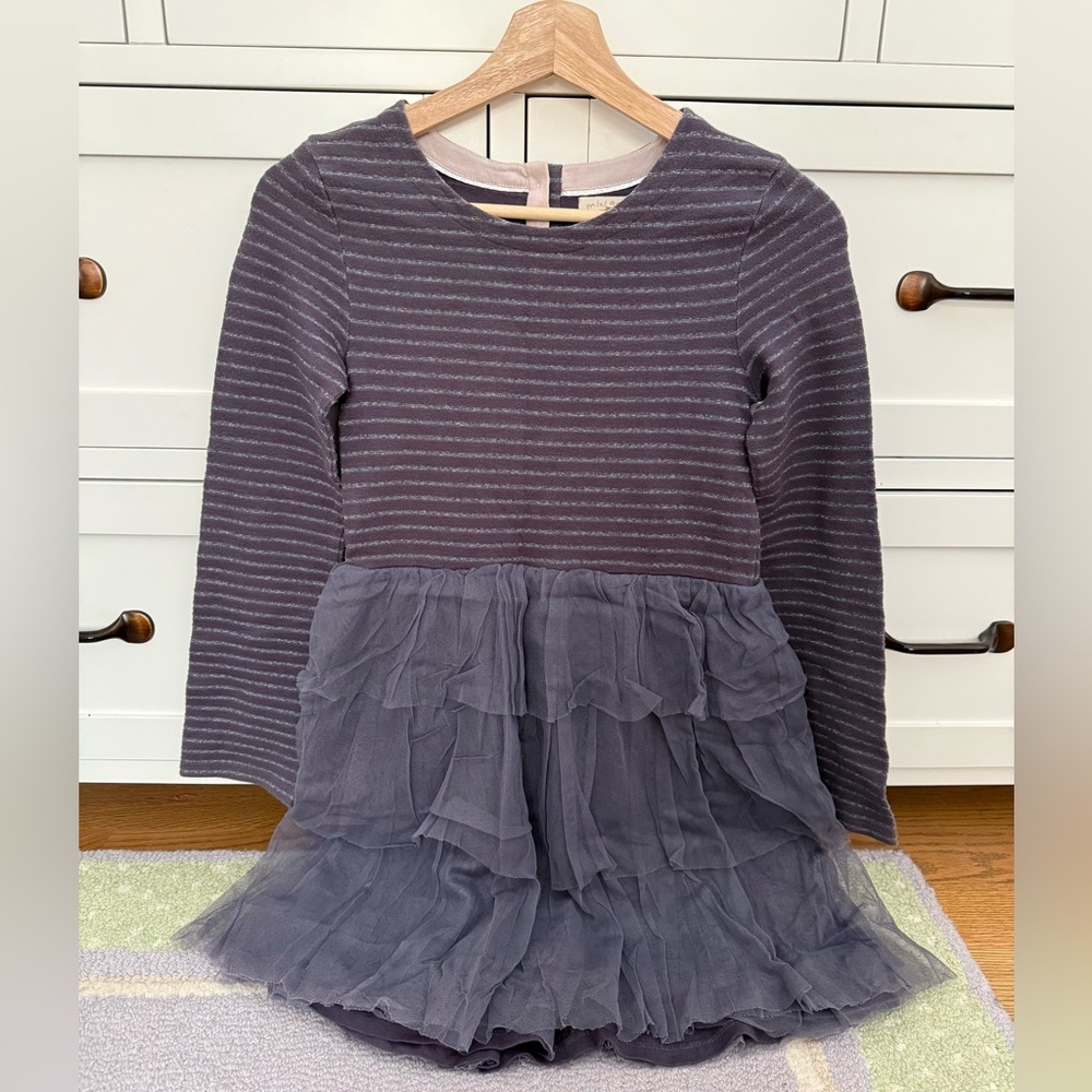 Mini Boden girl 11-12 long sleeve dress excellent condition